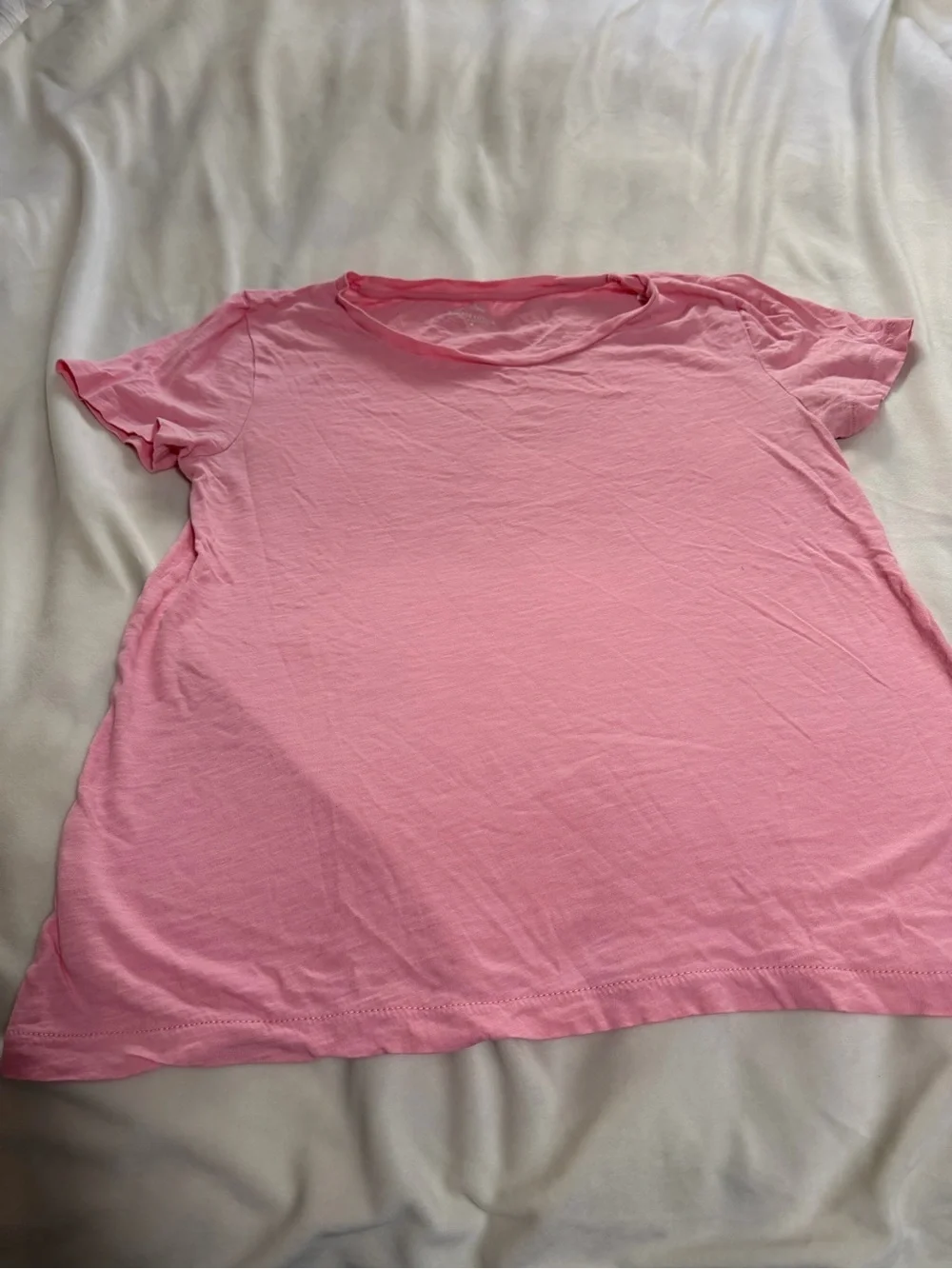 J. Crew Classic Vintage Crewneck Tee in Pink Women’s Small